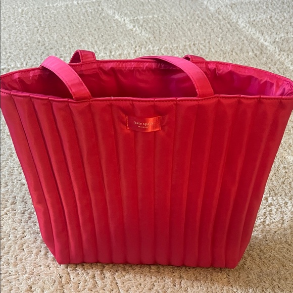 Kate Spade Vibrant Pink Quilted Tote - Picture 1 of 6